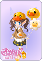阳光小黄鸭套装